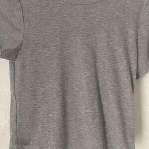 Gray Ribbed T-Shirt